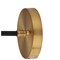 Jonathan Y Caleb 6" 1-Light Contemporary Transitional Iron/Glass LED Vanity Light, Brass Gold/Black JYL9009A - alternate 3