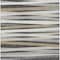 Homeroots 8' X 10' Gray Ivory And Beige Striped Washable Indoor Outdoor Area Rug 597328 - alternate 3
