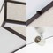 Jonathan Y Grant 14.13" 2-Light Minimalist Industrial Square Linen Iron LED Flush Mount, Oil Rubbed Bronze/Beige JYL1311A - alternate 4