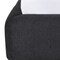 Homeroots Dark Gray Tufted Linen Blend Upholstered Queen Bed Frame 606423 - alternate 4