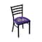 Holland Bar Stool Co BlackLogo Chair, VinylSeat L00418JmsMad - alternate 1