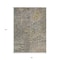 Homeroots 8' X 10' Ivory Gray And Black Abstract Washable Indoor Outdoor Area Rug 596821 - alternate 6