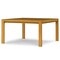Homeroots 54" Oak Wood Frame Base Square Dining Table 640687 - alternate 3