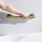 Kibi Bathroom Safety 12 In L, 1.25 In Dia., Stainless Steel Shower Grab Bar, Concealed Screws KGB1112BB - alternate 4