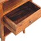 Homeroots 24" Brown Solid Wood One Drawer Nightstand 651844 - alternate 3