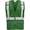 Ironwear Standard Safety Vest w/ Zipper & Radio Clips, Green/Small 1284-GZ-RD-SM - alternate 1