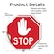 Signmission Stop, 18 inch X 18 inch, Vinyl Decal, 2PK OC-D-2PACK-18-295 - alternate 3