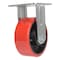 Vestil Polyurethane Rigid Caster 5 In. Diameter x 2 In. Width 990 Lb. Capacity Orange CST-VE-5X2PU-R - alternate 1