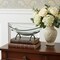 Homeroots 17" Clear And Black Glass And Metal Oval Decorative Bowl With Stand 635498 - alternate 2