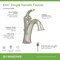 Symmons Elm Single-Hole Single-Handle Bathroom Faucet with Push Pop Drain (1.0 GPM) SLS5512STNPP - alternate 2
