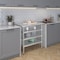 Amgood 24in D x 36in L Stainless Steel Table, Three Undershelves AMG WT-2436-3SH-Z - alternate 6