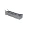 Homeroots 19" Gray Solid Wood And Metal Additional Accessory 487957 - alternate 1