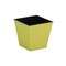 Homeroots 5in Yellow Recycled Plastic Indoor Outdoor Square Pot Planter 488263 - alternate 3