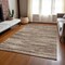 Homeroots 9' X 12' Brown And Beige Abstract Washable Indoor Outdoor Area Rug 613077 - alternate 2