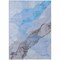Homeroots 5' X 8' Sky Blue And Gray Abstract Washable Indoor Outdoor Area Rug 631846 - alternate 5
