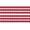 Teacher Created Resources Cranberry Red Scalloped Border Trim, 35 Feet Per Pack, 6PK TCR9242 - alternate 1