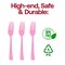 Smarty Had A Party Pink Disposable Plastic Party Forks, 600PK 410F-P-CASE - alternate 4