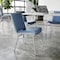 Flash Furniture HERCULES Heavy Duty Navy Vinyl Stack Chair XU-60153-NVY-VYL-GG - alternate 4