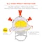 Ergodyne White Class E Type 2 MIPS Full Brim Safety Helmet 8963-MIPS - alternate 5