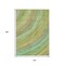 Homeroots 10' X 14' Green Peach And Gold Abstract Washable Indoor Outdoor Area Rug 631244 - alternate 3