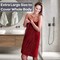 Lavish Home Bath Towels 2PC 100% Cotton Towel Set Extra Large Quick Drying Bath Towels Absorbent Bath Sheets 67-0022-BUBS - alternate 3