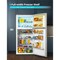 Black&Decker 16.4 cu.ft Top Mount Refrigerator / Freezer -White BR1640KW - alternate 4