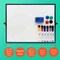 Flipside 14 x 18 Swivel Easel + 12 Piece Dry Erase Kit 50035 - alternate 5