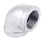 B & K STZ Industries 2 in. FIP each X 2 in. D FIP Galvanized Malleable Iron 90 Degree Elbow 311UE90-2 - alternate 4