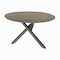 Deko Living Outdoor Aluminum Round Patio Dining Table and Stackable Chairs Set, Champagne, Seats 4 COP30804 - alternate 2