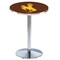 Holland Bar Stool Co 42" Chrome Wyoming Pub Table, 36" dia. Top L214C4236Wymng - alternate 1