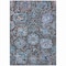 Homeroots 5' X 8' Chocolate And Aqua Damask Washable Indoor Outdoor Area Rug 603732 - alternate 5
