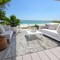 Homeroots 5' X 8' Taupe Beige And Ivory Abstract Washable Indoor Outdoor Area Rug 577945 - alternate 6