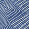 Homeroots 3' X 5' Navy Blue And Ivory Geometric Washable Indoor Outdoor Area Rug 596950 - alternate 4