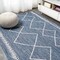 Jonathan Y Derya Tribal Diamond Trellis Blue/Ivory 4 ft. x 6 ft. Indoor/Outdoor Area Rug SMB129C-4 - alternate 5