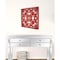 Homeroots Red Flower Wood Hanging Dimensional Sculpture 274575 - alternate 3