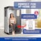 Topmaster Full-Size Portable Home Steam Sauna, 3L 1000W Generator, Folding Chair and Remote Control, Indoor Use TMSAUST30BLK - alternate 6