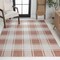 Jonathan Y Sabine Traditional Farmhouse Bold Gingham Salmon/Cream 5 ft. x 8 ft. Indoor/Outdoor Area Rug TSN203A-5 - alternate 3
