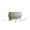 Homeroots 23" Off White Solid Wood Nine Drawer Double Dresser 347135 - alternate 2