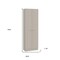 Homeroots 71in Light Gray Wood Pantry Or Storage Closet 477674 - alternate 5