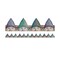 Eureka Curiosity Garden Peeking Gnomes Extra Wide Deco Trim, 37 Feet Per Pack, 6PK 846336 - alternate 2