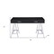 Homeroots 54" Black and Silver Writing Desk With Two Drawers 286391 - alternate 3