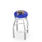 Holland Bar Stool Co 25" Chrome Kentucky "Wildcat" Swivel Bar Stool, Accent Ring L8C3C25UKYCat - alternate 1