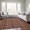Homeroots 9' X 12' Blush Burgundy And Pink Striped Washable Indoor Outdoor Area Rug 615035 - alternate 4