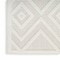 Homeroots 8' Ivory And White Geometric Indoor Outdoor Runner Rug 563967 - alternate 5