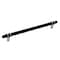 Amerock London 10-1/16 in 256 mm Center-to-Center Black Bronze/Polished Chrome Cabinet Pull BP36664BBR26 - alternate 1