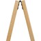M&T Displays Rustic Wood 23.6x47.25 Inch Double Sided Chalkboard A-Frame UWOD006012X2000 - alternate 4