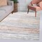 Jonathan Y Loom Modern Strie' Gray/Blue/Orange 3 ft. x 5 ft. Area Rug SOR200E-3 - alternate 5