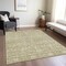 Homeroots 3' X 5' Taupe And Beige Floral Washable Indoor Outdoor Area Rug 604683 - alternate 5