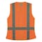 Ergodyne M Orange Class 2 Womens Hi-Vis Surveyor Vest 8247ZW-S - alternate 6