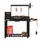 Koolmore 54 in. Argentine Charcoal Grill, Adjustable Grate Outdoor BBQ, Black KM-OG-A-54 - alternate 1
